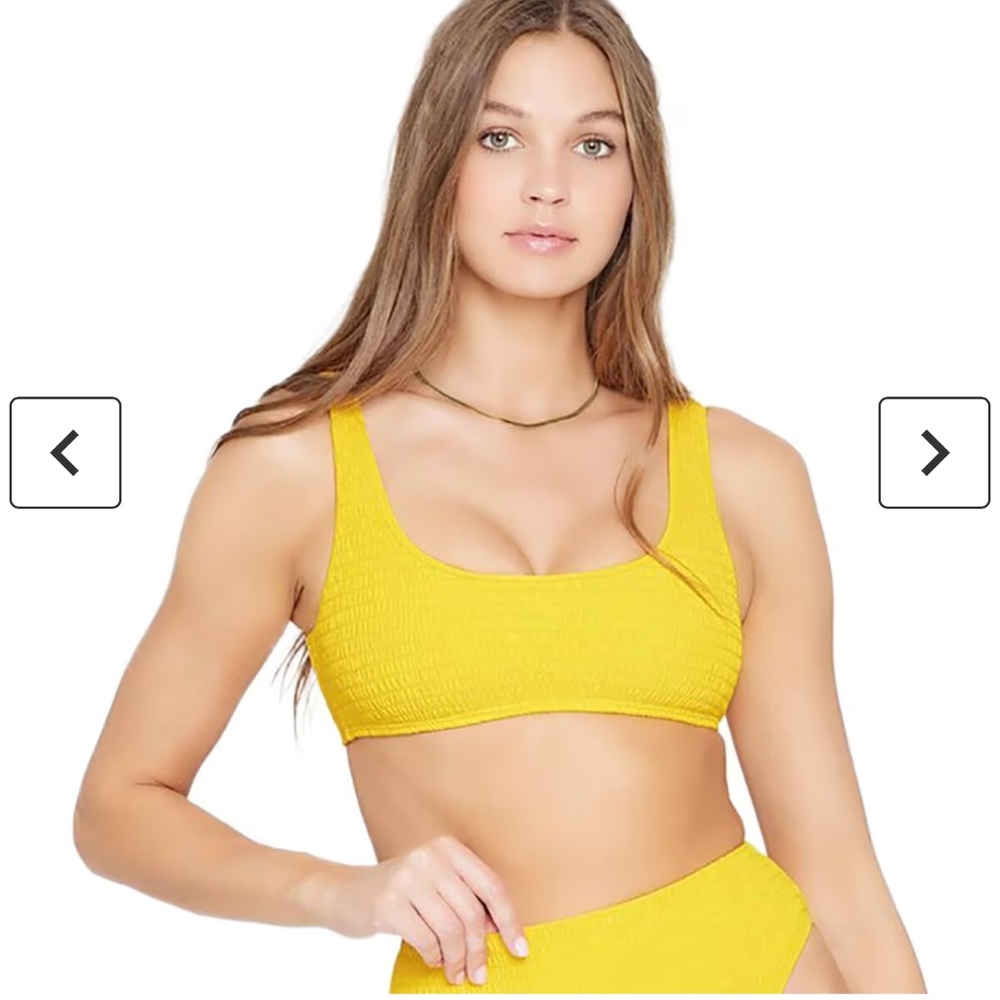 NWOT l’space marigold izzie bikini set
